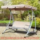 Swings Canopy Seater Outdoor Garden Patio Seat Top Covers Courtyard Waterproof Swing Sunshade Sun