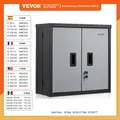 VEVOR Foldable Wall Cabinet Metal Garage Locker Mounted Tool Chest Adjustable Shelf Magnetic Door