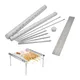 Hot Mini Pocket BBQ Grill Portable Stainless Steel BBQ Grill Folding BBQ Grill Barbecue Stand