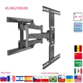 NB P6 universal strong tilt swivel ultra slim 45.5kg 30"-70" retractable arm LCD tv wall mount