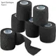 6 Roll Self-adhesive Bandages Elestic Nonwovens First Aid Medical Wound Dressing Tape Sports