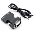 Con cavo adattatore audio convertitore HDMI femmina a VGA maschio per set-top box per computer HD