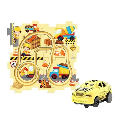 Piste de voiture coule pour enfants piste de voiture bricolage jouets pour enfants Noël cadeau