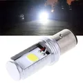 Ampoule de moto LED H6 faisceau Hi/Lo phare avant pour Honda Kawasaki lumière blanche C45 12W 1