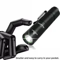 Mini torche de poche pour stylo AA lumière super brillante torche LED étanche porte-clés