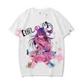 OSHI NO KO-T-shirt à manches courtes pour femmes vêtement estival avec dessin animé Hosh37Rubii