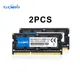 TECMIbalance 2X4GB 1333 MHz SODIMM Ordinateur Portable Mémoire RAM DDR3 1.5V PC3-10600S Non-ECC-Noir