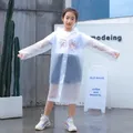 Veste imperméable à capuche transparente pour enfants manteau de pluie pour enfants poncho pour