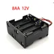 Support de stockage de batterie 8x1.5V AA 12V boîtier de batterie AA fente de batterie Double