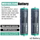 2 pièces WER160L2506 Batterie pour Panasonic ER-PA10 ER-PA11 ER121 ER507 ER-160 1610 1611