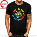 Geek – T-Shirt Cube de sommeil pour hommes Puzzle rapide amusant garçons Rubiks Cube magique