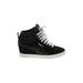 Puma Sneakers: Black Color Block Shoes - Women's Size 7 - Round Toe