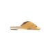 Karl Lagerfeld Paris Sandals: Yellow Solid Shoes - Women's Size 10 - Open Toe