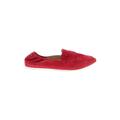 Cole Haan Grand Ambition Flats: Slip-on Stacked Heel Casual Red Print Shoes - Women's Size 11 - Almond Toe