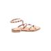 Madden Girl Sandals: Tan Solid Shoes - Women's Size 8 1/2 - Open Toe