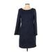 Jessica Howard Cocktail Dress Scoop Neck 3/4 sleeves: Blue Dresses - Women's Size 10