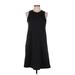 Old Navy Casual Dress - A-Line High Neck Sleeveless: Black Print Dresses - Women's Size Medium Tall