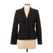 Nine West Blazer Jacket: Short Black Stripes Jackets & Outerwear - Women's Size 6