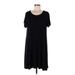 Old Navy Casual Dress - Shift: Black Solid Dresses - Women's Size Medium