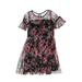 Justice Dress - A-Line: Pink Print Skirts & Dresses - Kids Girl's Size 7