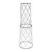 Arlmont & Co. Sieds 46" H x 15.35" W Metal Obelisk Trellis Metal in Black | 46 H x 15.35 W x 15.35 D in | Wayfair FAFD398F853148EEA9647BCD68D85513