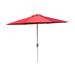 Arlmont & Co. Shinobu 86.61" Cantilever Umbrella w/ Yes Counter Weights Included in Brown | 85.04 H x 86.61 W x 86.61 D in | Wayfair