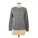 Lands' End Cardigan Sweater: Gray Sweaters & Sweatshirts - Women's Size Medium