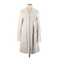 Premise Studio Coat: Knee Length Gray Print Jackets & Outerwear - Women's Size Medium