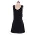 Xersion Casual Dress Scoop Neck Sleeveless: Black Solid Dresses - New - Women's Size Medium Petite