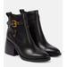 Averi 75mm Leather Ankle Boots