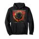 Volcano Lover Lava Geology || Schwarze Rose || Rote Rose Pullover Hoodie