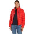 Tommy Hilfiger Damen Daunenjacke Packable Padded Jacket Winter, Rot (Fierce Red), S