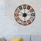 Large Wall Clock Battery Operated Analog Silent Non-Ticking Round Decorative Clock for Kitchen Office Restaurant Coffee Bar Decor