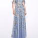 Marchesa Bridesmaids Alessandria Dress - Yellow/Sky Blue - Blue - 20