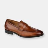 Thomas and Vine Bishop Apron Toe Penny Loafer - Brown - 10.5