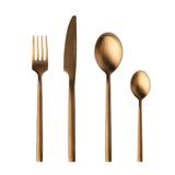 BergHOFF BergHOFF Gem 16pc Flatware Set, Gold Plated