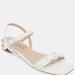 Journee Collection Women's Verity Sandals - White - 8