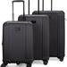 Badgley Mischka Luggage Evalyn 3 Piece Expandable Classy Luggage Set - Black