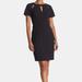 Shani FOCUS by SHANI - Keyhole Crepe Dress - Black - 14