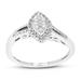 Vir Jewels 1/5 Cttw Diamond Engagement Ring For Women, Round Lab Grown Diamond Ring In 0.925 Sterling Silver, Prong Setting, Width 2/5" - Grey - 7