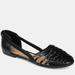 Journee Collection Women's Ekko Flat - Black - 5.5