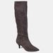 Journee Collection Journee Collection Women's Tru Comfort Foam Extra Wide Calf Vellia Boot - Grey - 6