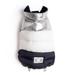 fabdog Silver, White and Navy Color Block Puffer - Grey - 20''
