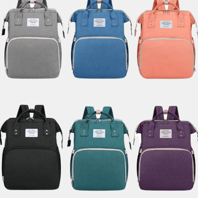 Vigor Multifunctional Travel Diaper Waterproof Maternity Handbag Stroller Baby Nappy Bag Bed - Bulk 3 Sets - 3 PACK
