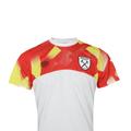 Umbro West Ham United FC Kids 22/23 Warm Up Jersey - Brilliant White/Hot Coral - White - 13