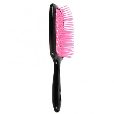 SheShow Fluffy Shape Comb Mesh Comb Wide Teeth Air Cushion Comb Massage Anti-Static Hairbrush Salon Hair Care Styling Tool - Pink