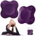 Vigor Yoga Knee Pad Cushion Extra Thick For Knees Elbows Wrist Hands Head Foam Pilates Kneeling Pad - 2 Pcs - Purple