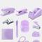 Vigor Desk Accessory Kit Cute Office Supplies Set Desktop Stapler Set - Purple