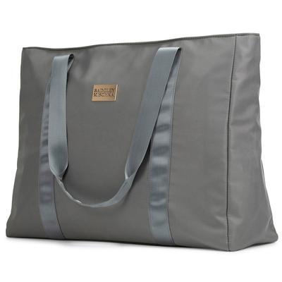 Badgley Mischka Luggage Nylon Uncomplicated Weekender Tote Bag - Grey - STANDARD