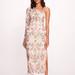 Marchesa Notte Alexis Midi Dress - Ivory - White